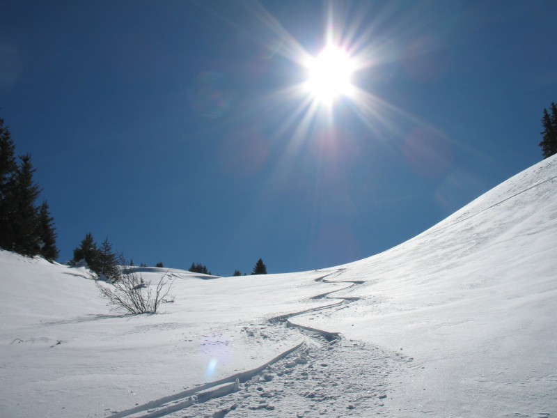 #5 Début du couloir de Brion : Soleil et poudre ! Début du couloir de Brion : Soleil et poudre !