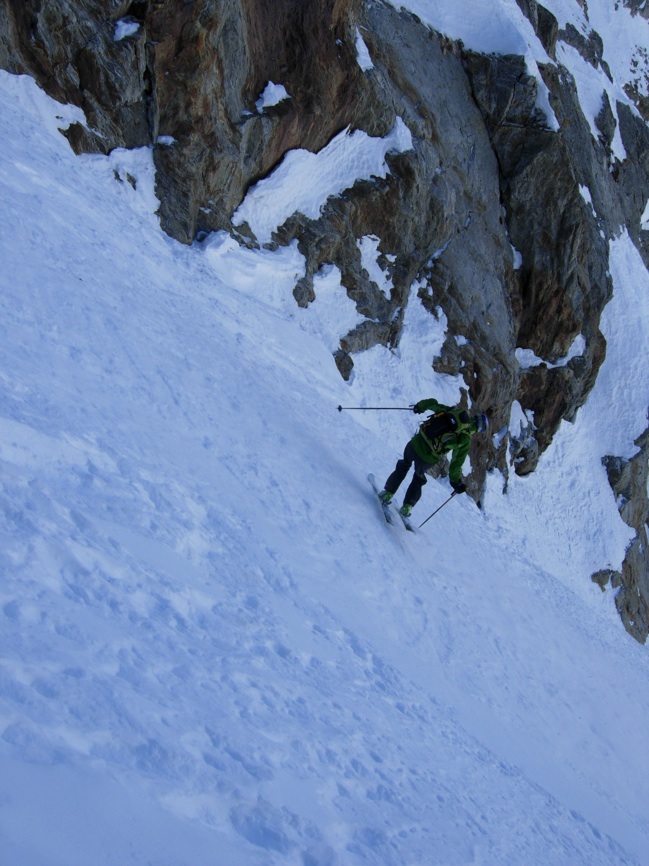 #8 Bas du couloir : Neige lisse régulière Bas du couloir : Neige lisse régulière