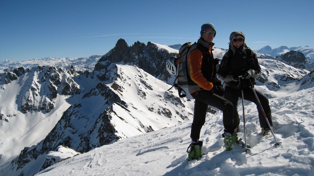 Grande Lance de Domene : Yann et AnneCé au sommet