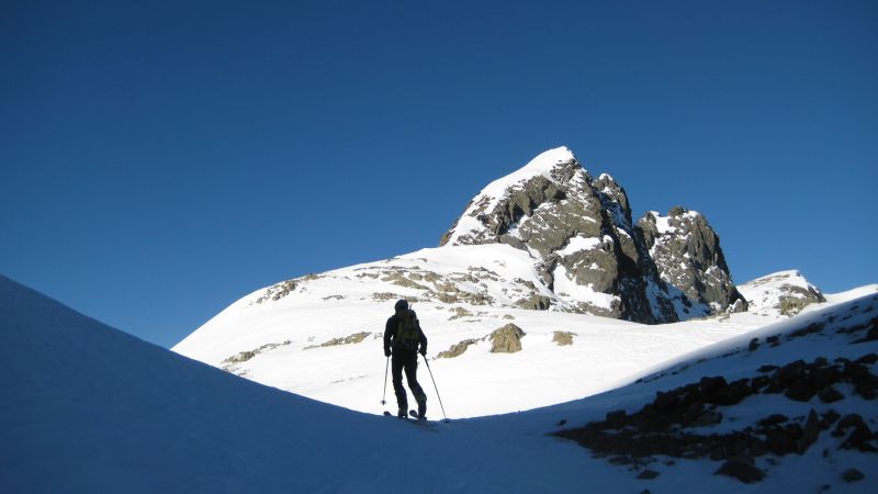 #2 Col de la Mine de Fer : On sort de l Col de la Mine de Fer : On sort de l'ombre pour se réchauffer