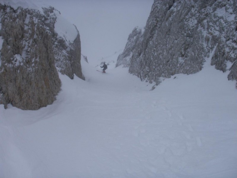 #4 couloir 1 : le premier couloir du jour vu du haut couloir 1 : le premier couloir du jour vu du haut