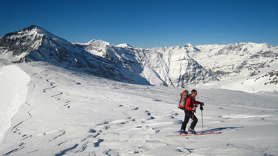 Paysages de Haute Maurienne : Jip sur Fond de Charbonnel et Pte de Ronce