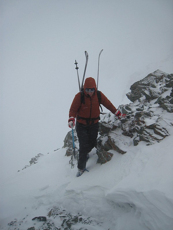 Col d'Arnès : Une dernière aventure crampons aux pieds...et c'est fini!