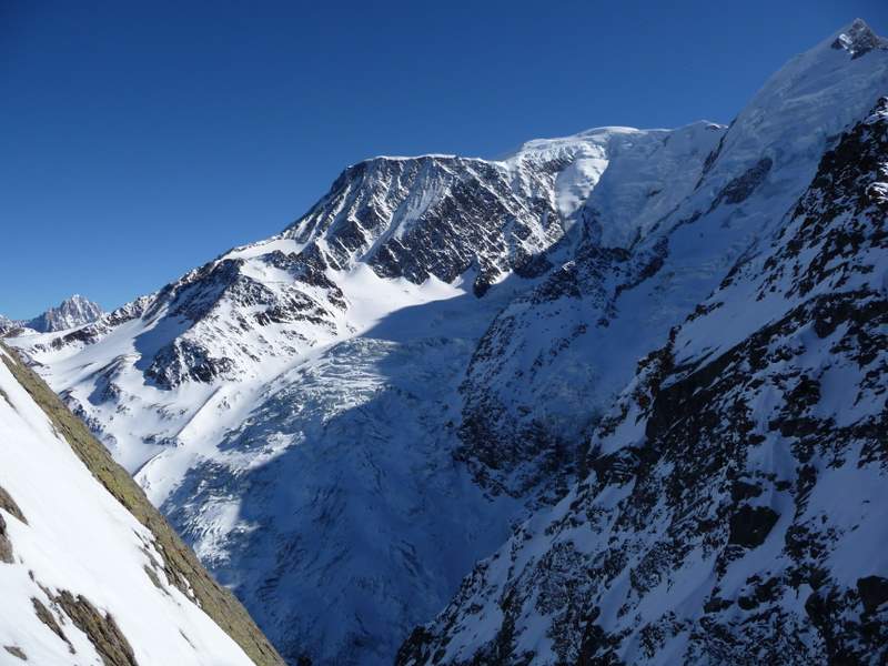 #3 Pte Inf. de Tricot : Vue sur le glacier de Bionnassay et l Pte Inf. de Tricot : Vue sur le glacier de Bionnassay et l'Aig. du Goûter