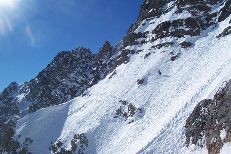 Descente : L'horizontale du L