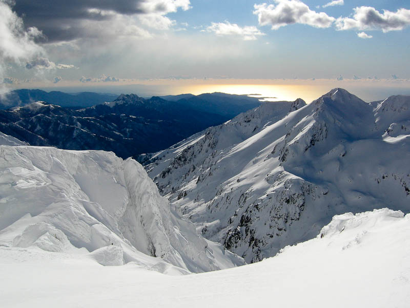 Pourquoi skier en Corse : Vue de l'antécime du Renoso