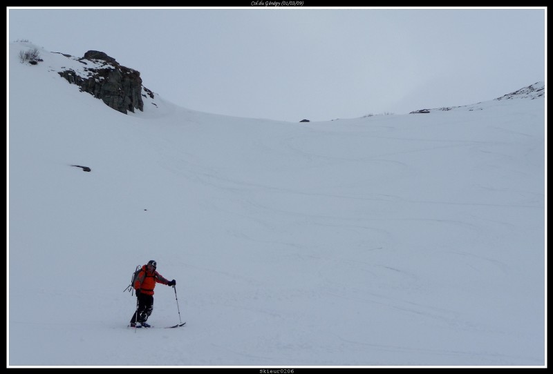 #3 Descente : Dans la partie haute de la descente, elle nous a réservée une bonne poudreuse! Descente : Dans la partie haute de la descente, elle nous a réservée une bonne poudreuse!