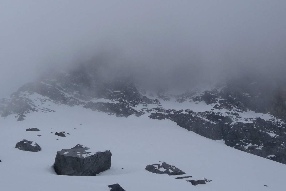 #8 Pte d Pte d'Anterne : La sortie du couloir de la Mitraille