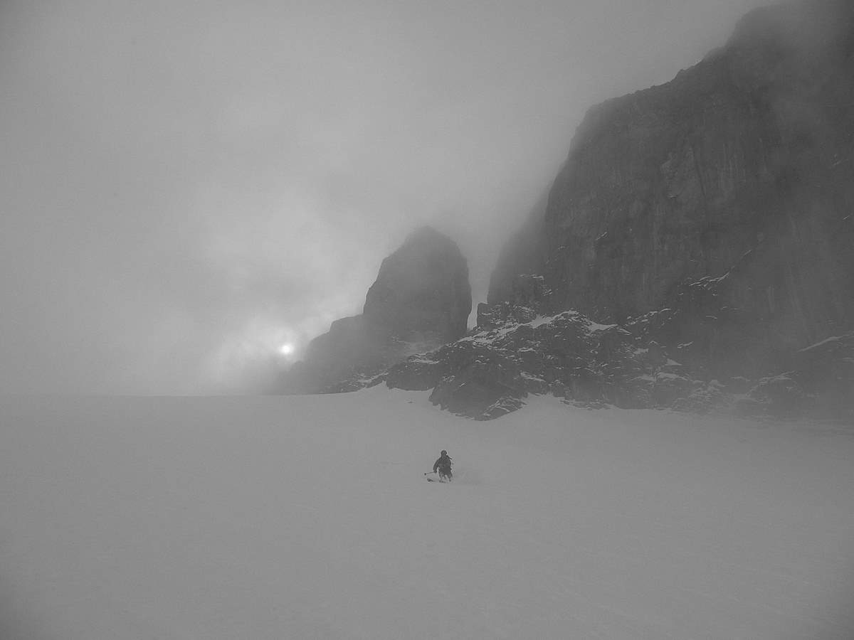 #7 Pte d Pte d'Anterne : Du très bon ski dasn le grandes pentes sous le couloir