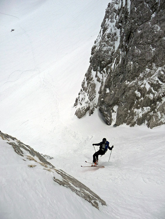 Couloir du Tchadar : Sortie du Tchadar.