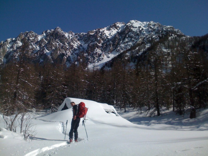 Vacherie des Erps : Y a encore un paquet de neige même à basse altitude