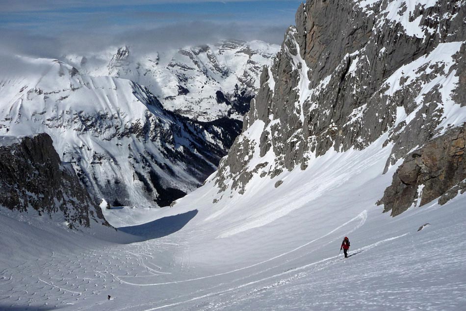 Pointes Longues : Dans la Combe finale.