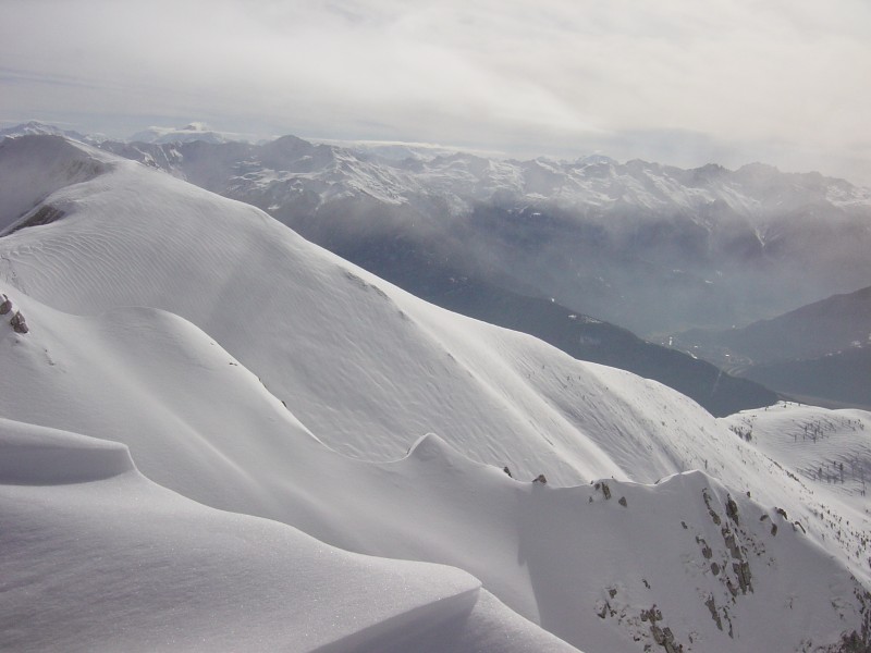 #3 Arrivée sur l Arrivée sur l'arête : c'est bien blanc