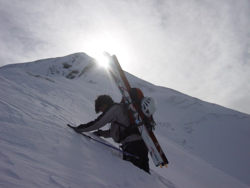 #1 Montée sur l Montée sur l'arête : ça brasse bien quand même par endroits !