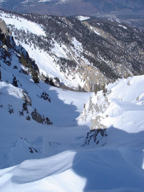 #4 Pic de Charance : Vue du couloir Pic de Charance : Vue du couloir