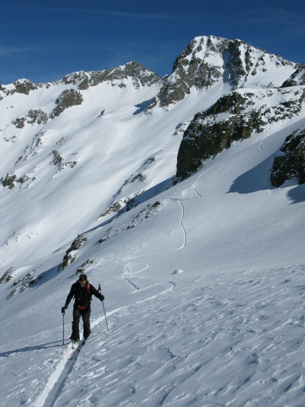 #5 Benoit : Le Pey de St Maurice et la Mollas (c Benoit : Le Pey de St Maurice et la Mollas (c'est le sommet pas le skieur)