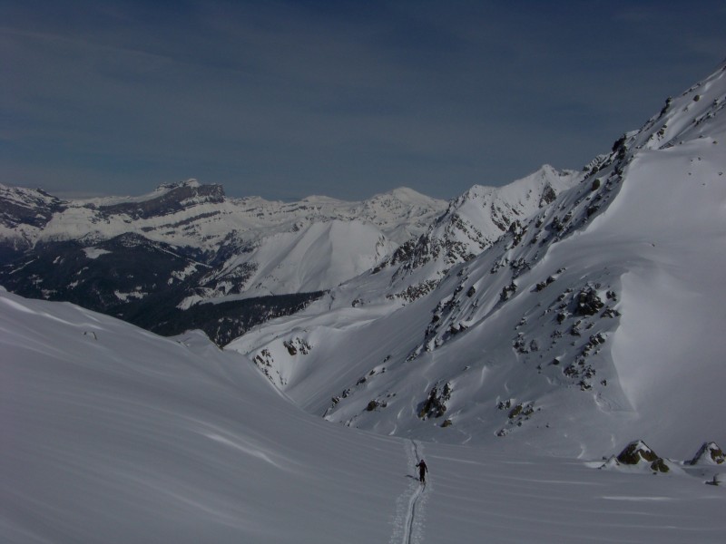 #1 après le col : Au-dessus du col entre pte Sud et Nord des Jovets après le col : Au-dessus du col entre pte Sud et Nord des Jovets