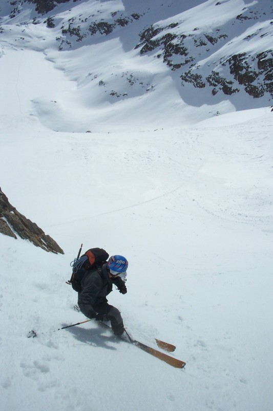 #11 Phil06 à l Phil06 à l'attaque : La descente fut éprouvante car la neige lourde, nécessite beaucoup de "physique".