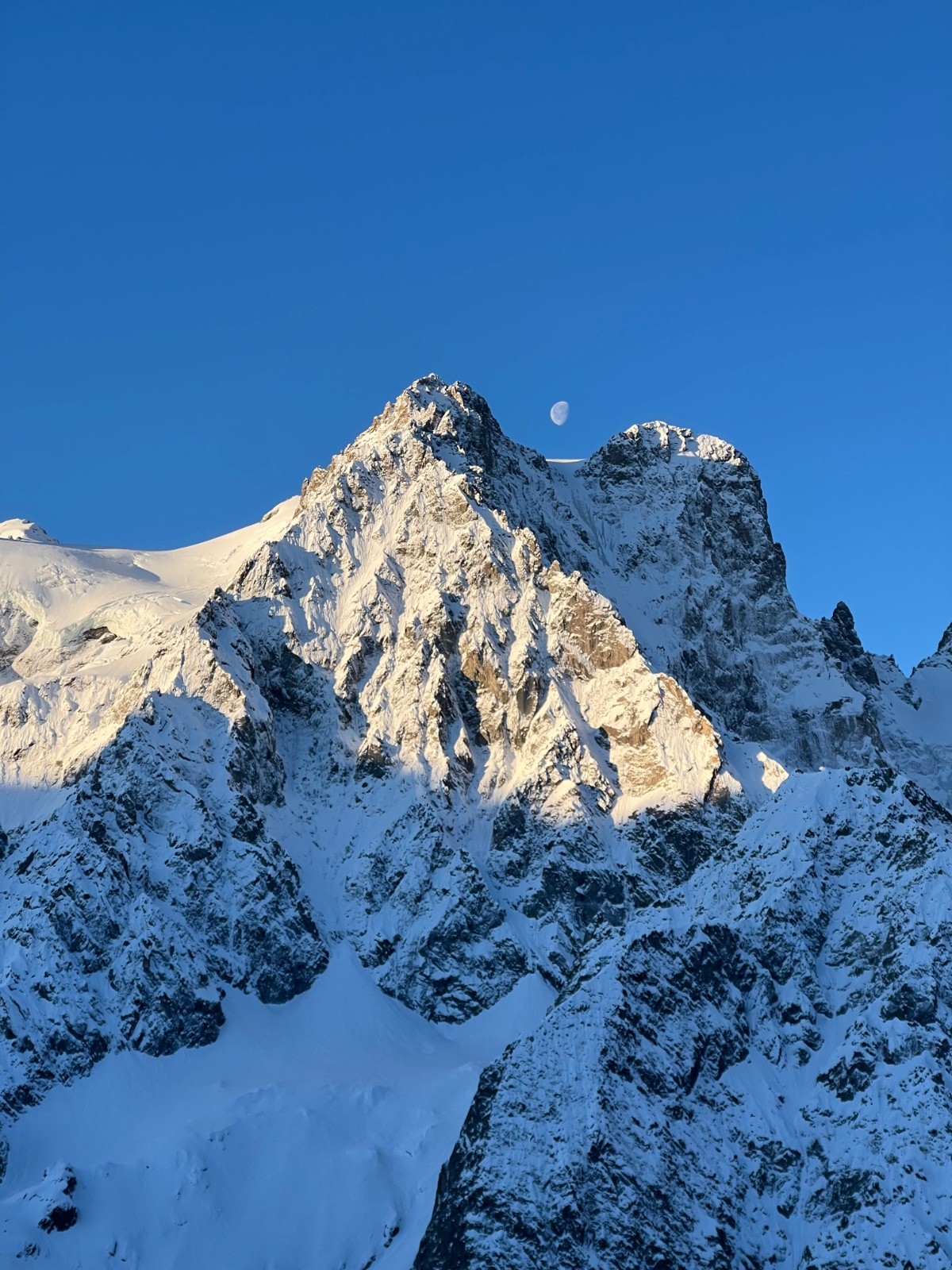 Pic du Rif, Traversée du Glacier du Monêtier