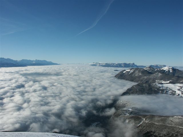 Traversée des Ar : Dans la montée à l'Arclusaz.