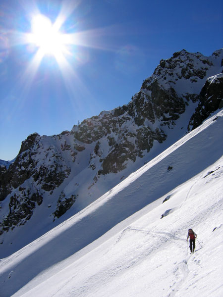 #4 Sous le Col du Sorbier : Remontée chaude sous le soleil de décembre qui tape comme en avril... Sous le Col du Sorbier : Remontée chaude sous le soleil de décembre qui tape comme en avril...