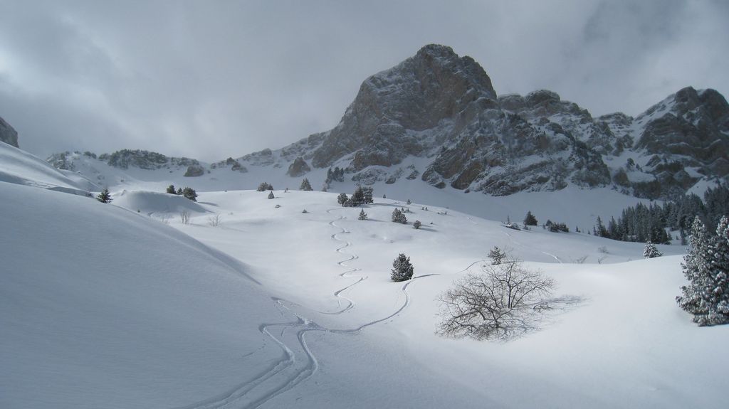 Pas de La Ville : 1ere descente sous Pierre Blanche