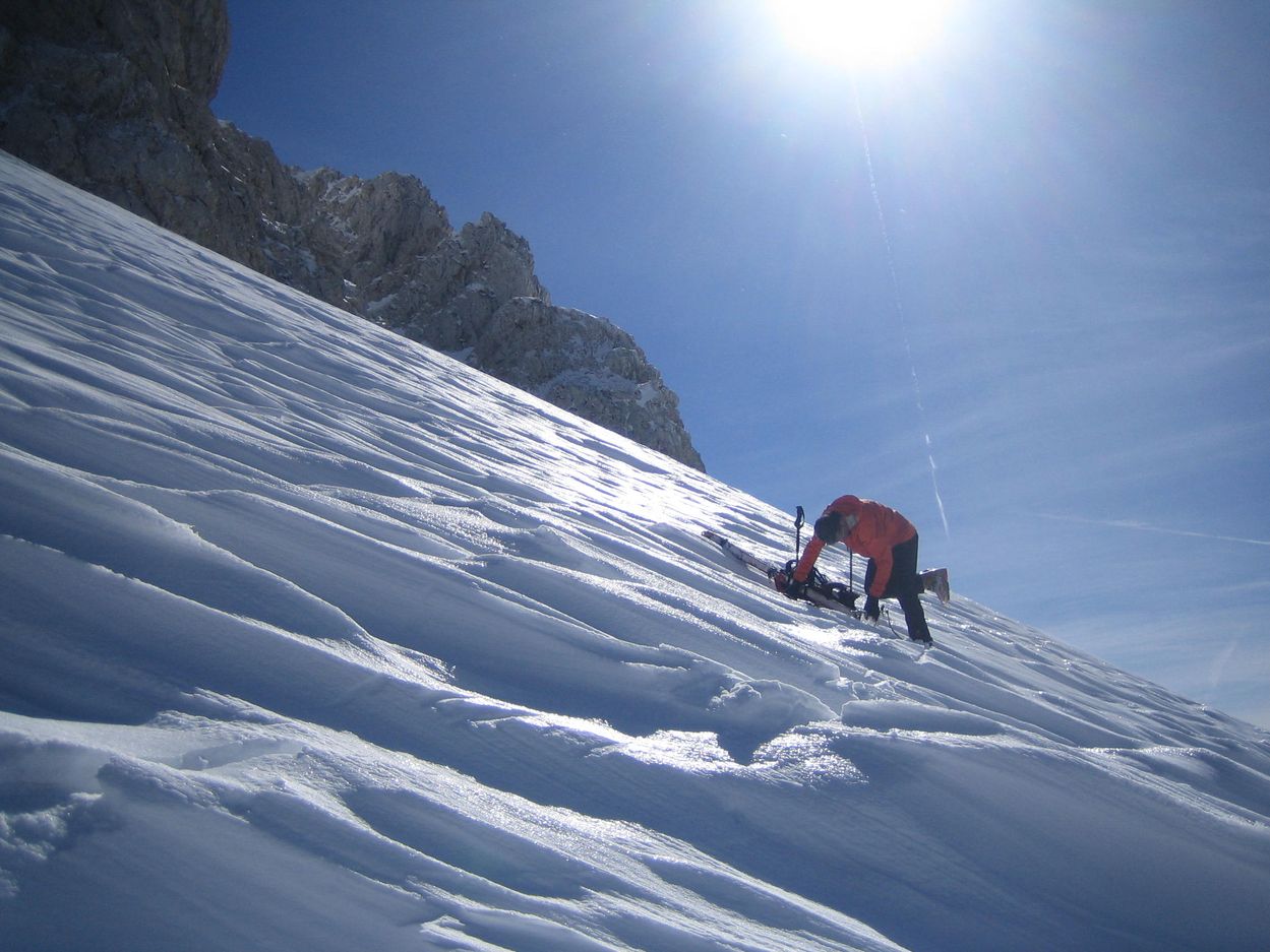 Couloir de Jusson : Tu vas faire mal à la neige mon frère...