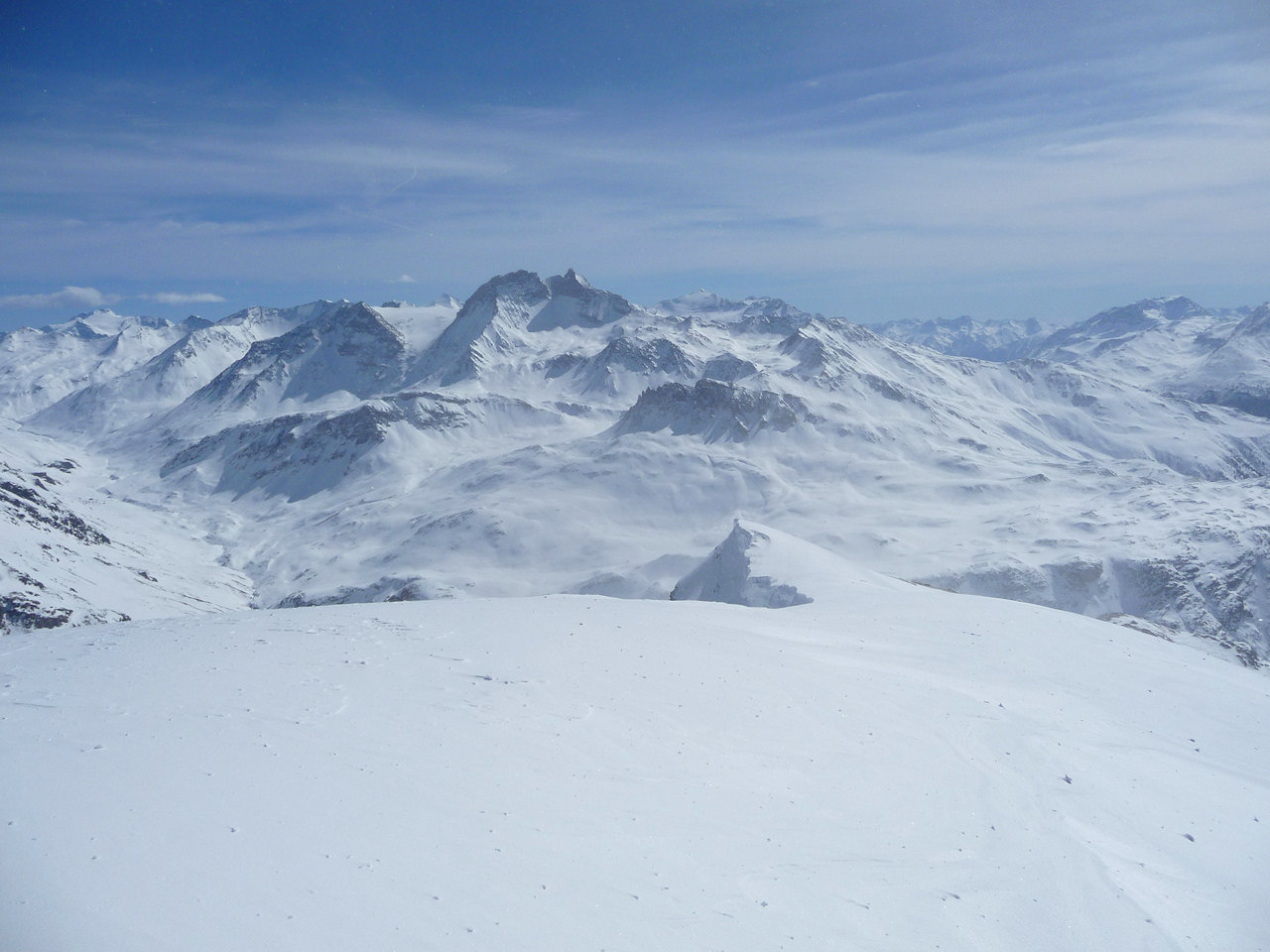 #8 Du sommet : vue sur les montagnes de haute Maurienne. Du sommet : vue sur les montagnes de haute Maurienne.