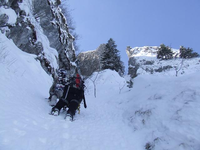 #1 Mont Billiat : Thierry et Christophe dans le couloir Jumeau Mont Billiat : Thierry et Christophe dans le couloir Jumeau