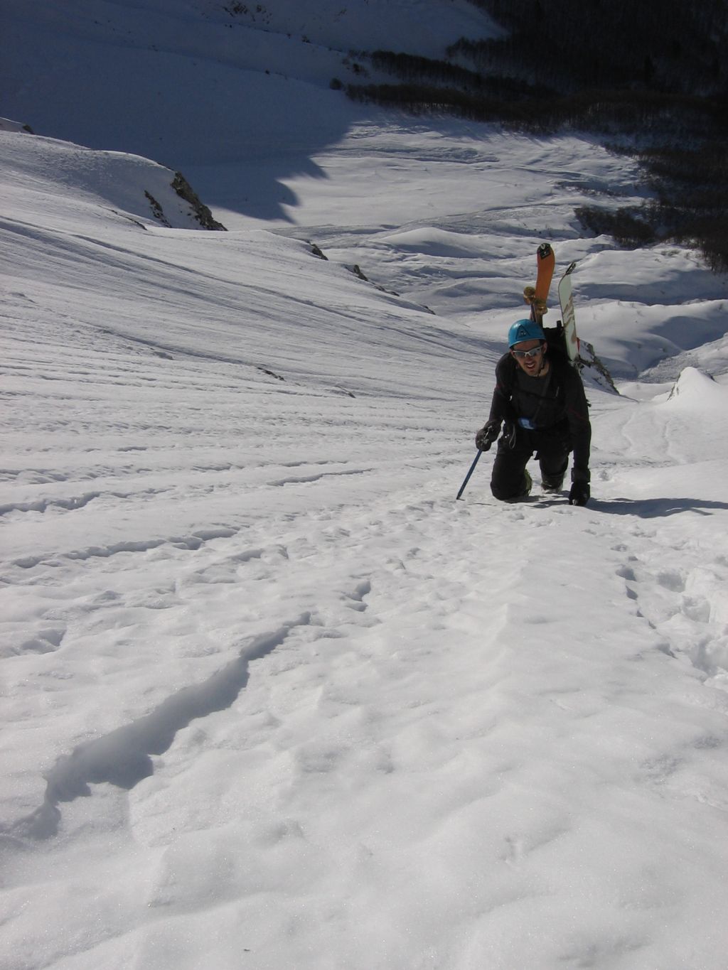 #3 Haut du couloir : Tout de suite on fait moins le malin avec 200 m de barres sous les pieds... Haut du couloir : Tout de suite on fait moins le malin avec 200 m de barres sous les pieds...