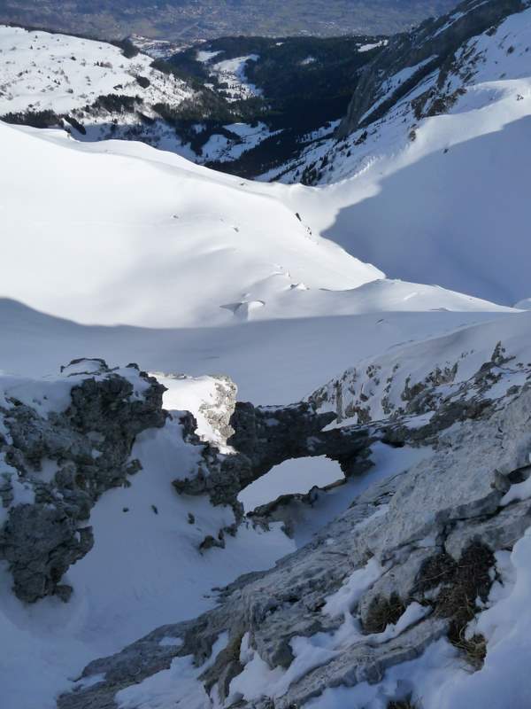 #1 Pte Dzérat : Mini chourum au dessus de la combe Sauvage Pte Dzérat : Mini chourum au dessus de la combe Sauvage