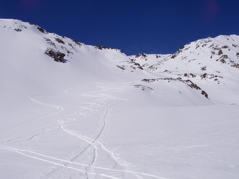 #6 Descente : Bien meilleur que prévu sous le sommet! Descente : Bien meilleur que prévu sous le sommet!