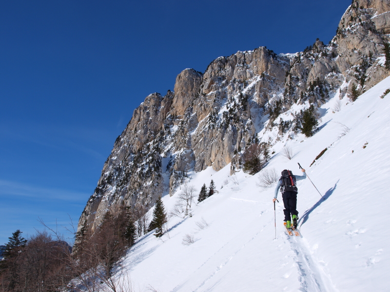 #3 Montée au pied du couloir : bien sympa le paysage du coin ! Montée au pied du couloir : bien sympa le paysage du coin !