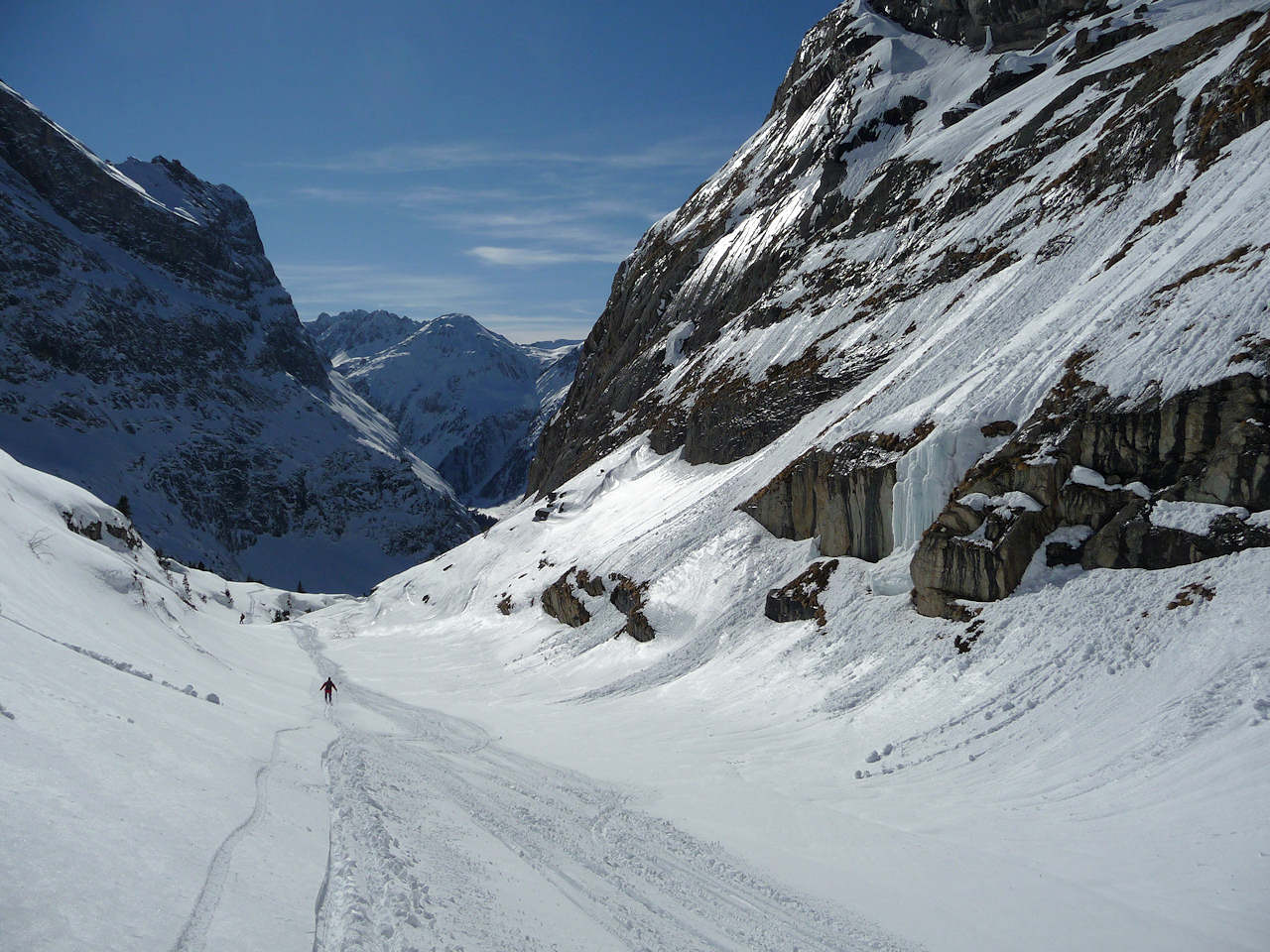 #17 Ruisseau de L Ruisseau de L'Arcelin : La neige commence à s'alourdir
