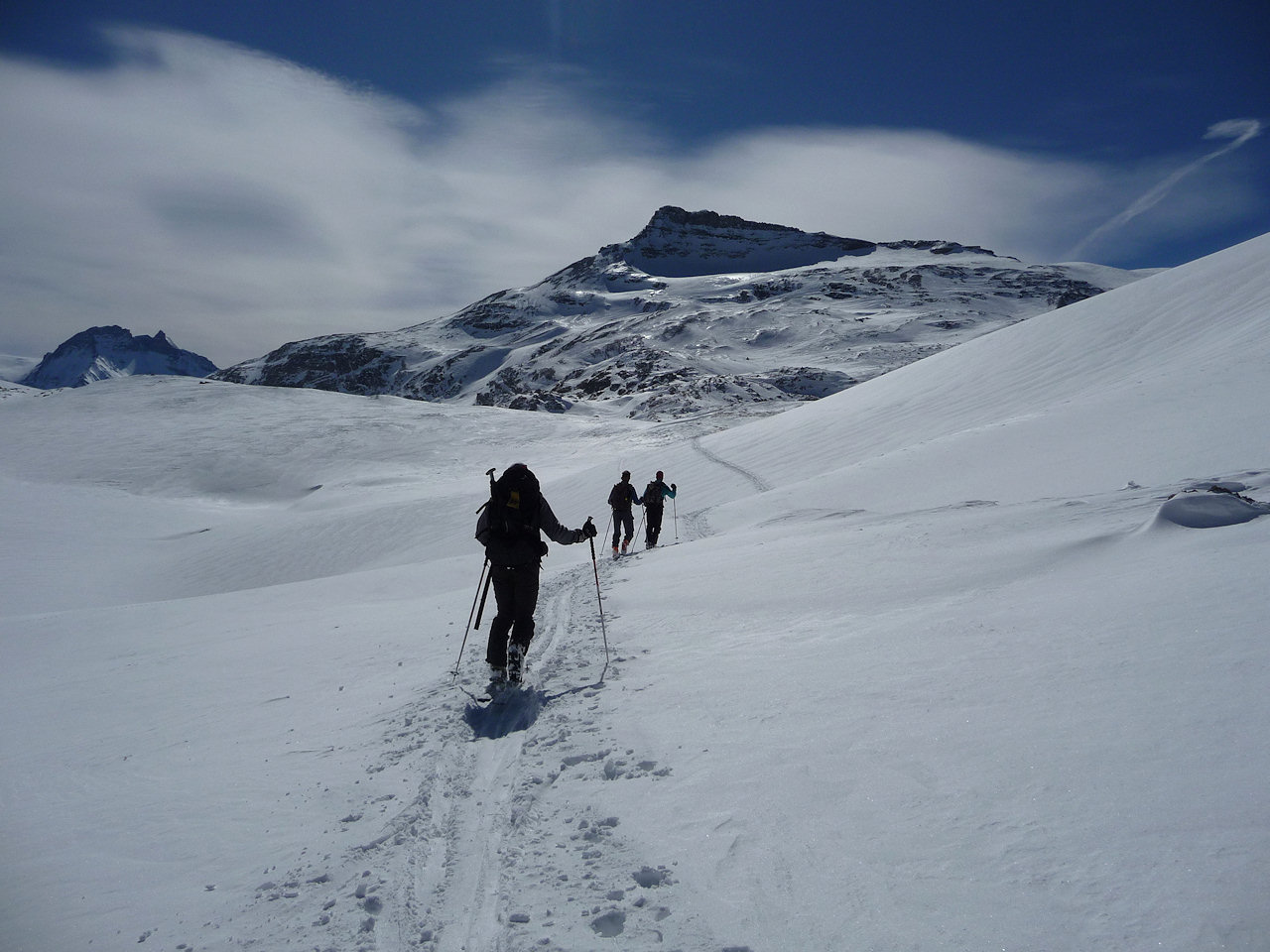 #7 Droit devant : La Pointe de la Réchasse (3212 m) Droit devant : La Pointe de la Réchasse (3212 m)