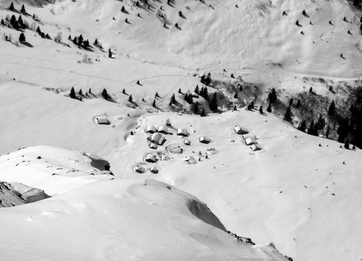#7 Les chalets de Miage : depuis le sommet Les chalets de Miage : depuis le sommet
