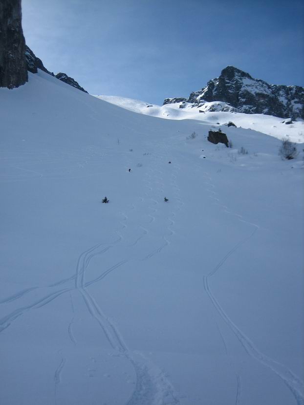 #5 Poudreuse : Quelques belles traces de poudreuse Poudreuse : Quelques belles traces de poudreuse