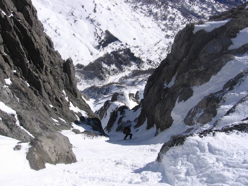 #2 Pointe Melchior - Face Est : Le couloir du haut Pointe Melchior - Face Est : Le couloir du haut
