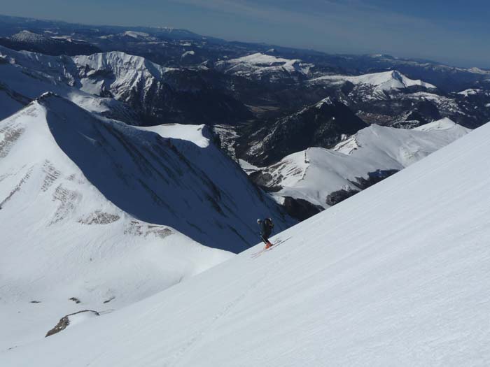#10 Descente : Descente sur fond des arrêtes du Devoluy Descente : Descente sur fond des arrêtes du Devoluy