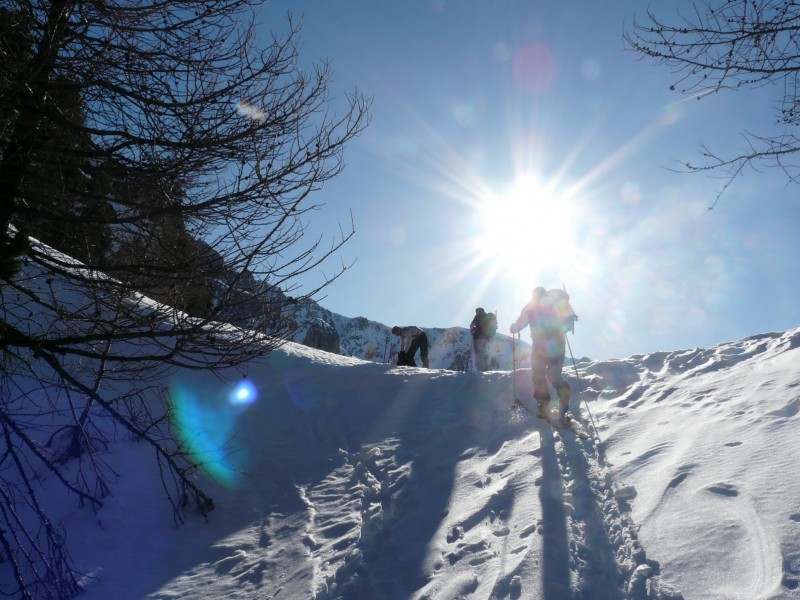 Collet Colette : Le collet Colette ouvre sur la combe de Portettes - Photo PatdeNice