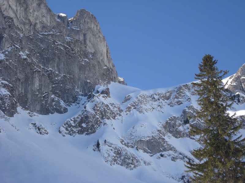 col de Planchamp : le col de Planchamp côté N