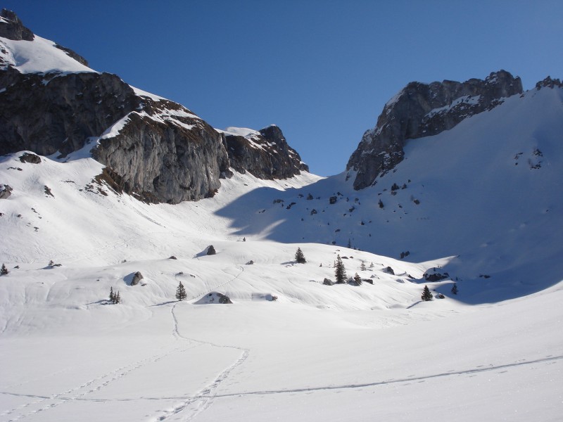 Porte d'Oche : la montée au col de Porte d'Oche