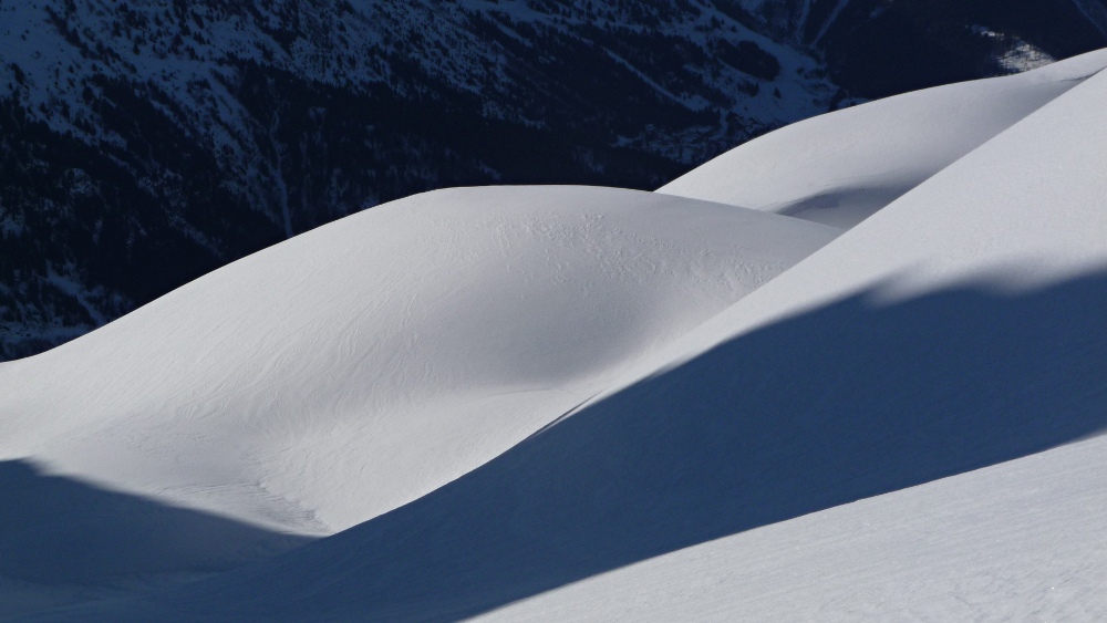 #2 Dunes de neige : Formes harmonieuses, voire féminines... Dunes de neige : Formes harmonieuses, voire féminines...
