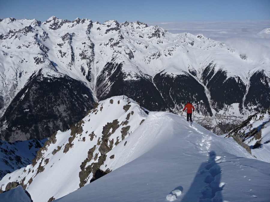 #9 Arête du Rissiou : Retour à l Arête du Rissiou : Retour à l'antécime pour la descente