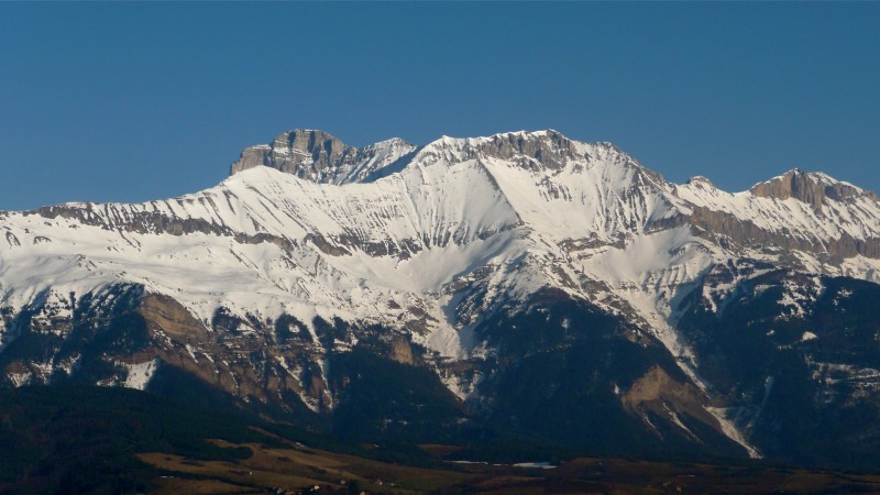 #5 La même de plus près : Depuis la route qui redescend sur Mens La même de plus près : Depuis la route qui redescend sur Mens