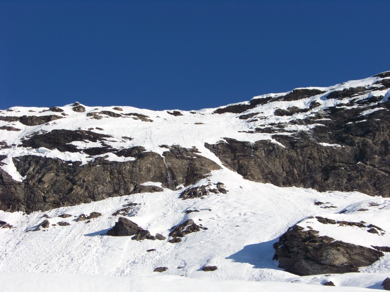 #1 dérochoir : on passe sur une bande de neige de 2-3 mètres de large...pour combien de temps? dérochoir : on passe sur une bande de neige de 2-3 mètres de large...pour combien de temps?