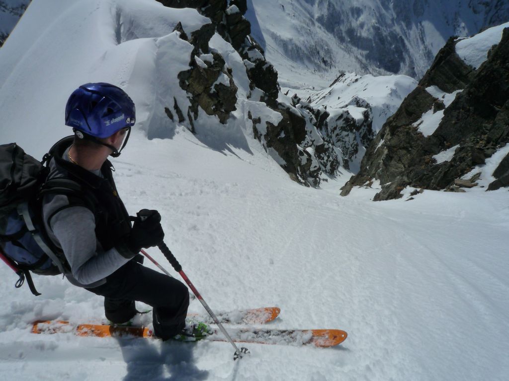 #13 Couloir SW : par ici la descente... Couloir SW : par ici la descente...