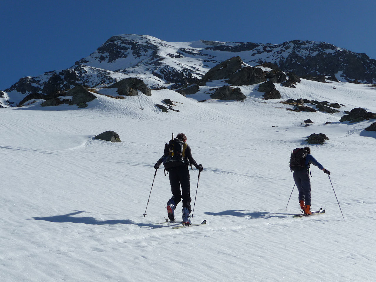 #4 Arête et Face W des Nants : Beaucoup de rochers apparents Arête et Face W des Nants : Beaucoup de rochers apparents