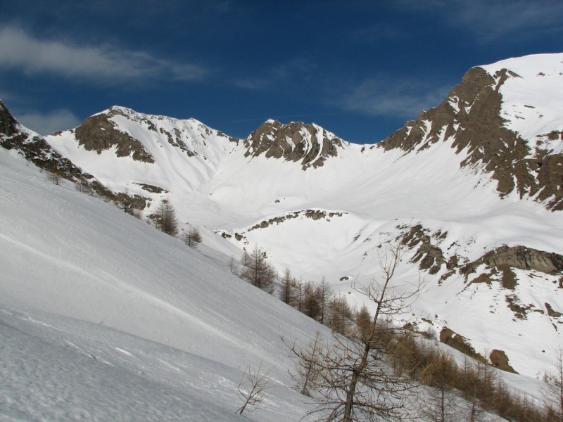 #2 Sur l Sur l'ancien canal. : Grande traversée avant la montée vers le col.