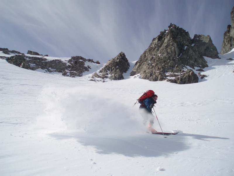 #13 Descente Brèche du Frêne : Ca part de là et c Descente Brèche du Frêne : Ca part de là et c'est plutôt bon